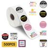 500PCS Warning Sticker Roll Stickers Motorcycle Motivational Laptop Word Funny Warning Decorative Student Stationery Stickers