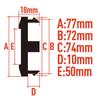 4pcs/Lot Solid Durable 77mm K77 Car Wheel Hub Center Caps Cover For 50mm OZ Racing Emblem Badge Sticker Styling Auto Accessories