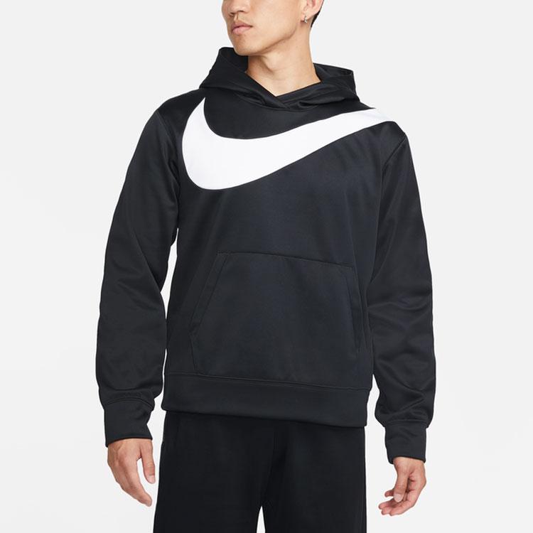 Nike Logo Print Hoodie Men Tops Black DM0993-010
