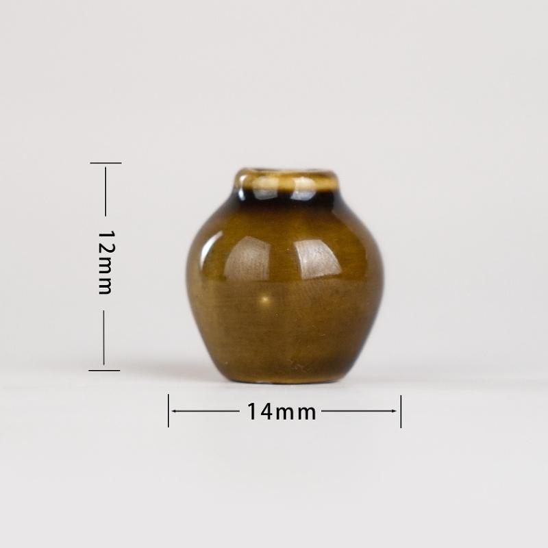 DIY New Personalized and Creative Ceramic Vase with Magnetic Stickers, Antique Style Commemorative Home Decoration Ornaments