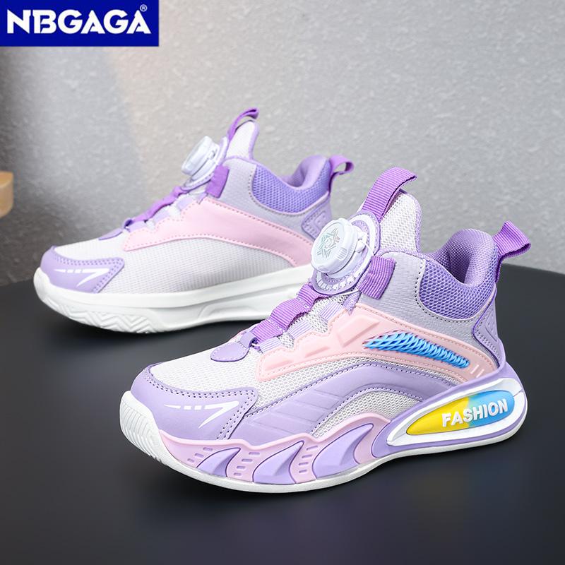 Mode Schwarze Jungen Basketballschuhe Outdoor Atmungsaktive Kinder Trainer Sport Tennisschuhe Rutschfeste Kinder Casual Schule Laufschuhe