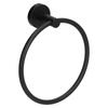 Towel Ring 304 Stainless Steel Wall Mount Matte Black Towel Holder Rack for Bathroom