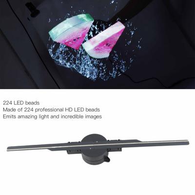 Wentylator Hologramowy 3D 2000x224 224 Diody LED Obsługa WiFi APP Projektor Hologramowy Wentylator Maszyna do Wyświetlania Reklam 16,1 cala EU/US/UK/AU