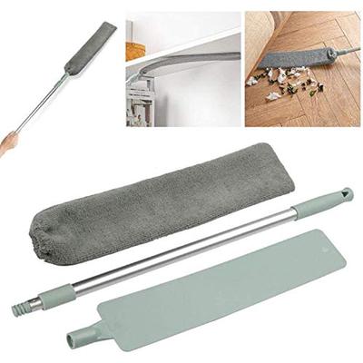 Huifengjie Bed Powder Brush, Adjustable Long Handle Mop, For Sofa Bed Bottom Domestic Dust Gap,Retractable Dust Removal Brush,Wet Or Dry Use
