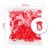50-Pack Eyelash Glue Ring Blooming Cups for Tattooing & Beauty