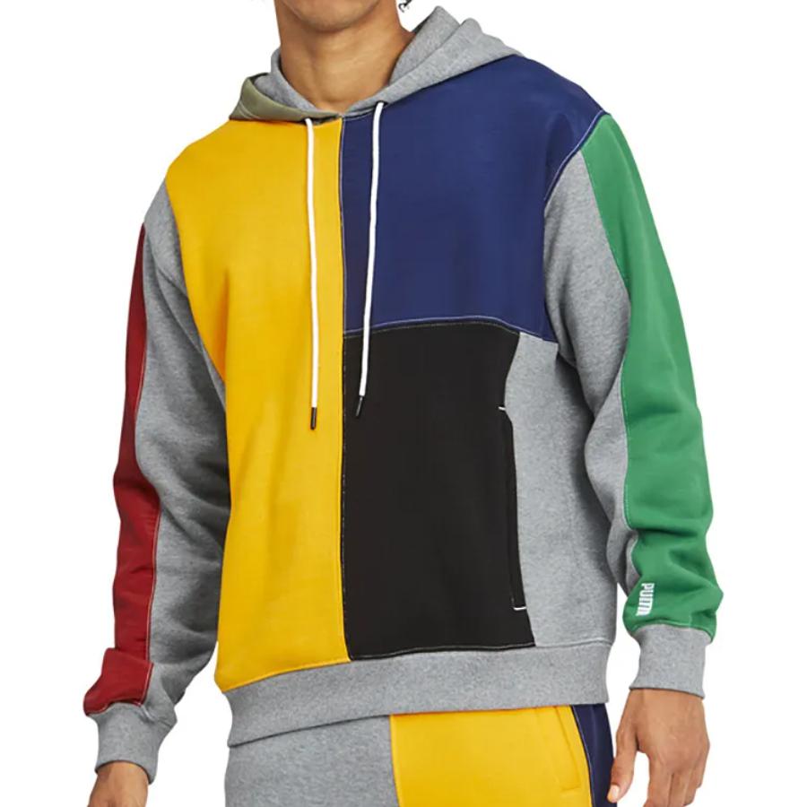 Puma Sudadera con Capucha Deportiva de Punto Empalmado Signature para Hombre Tops Multicolor 532086-01