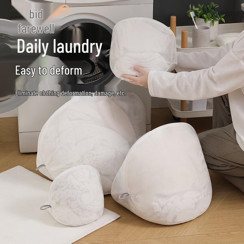 Eco-Friendly Laundry Bag: Thickened Fine Mesh, No Fluorescent Agents, Protective Wash & Care Bag for Underwear and Bras from Japan & Korea.