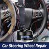 Car Steering Wheel Restoration Paste 100g Black Plastic Parts Coating Enhanced Shine Restores Cracks Remove Scratches Oxidation