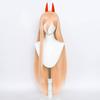Anime Chainsaw Man Makima Power Cosplay Wig Long Orange Pink Party Role Play Wig