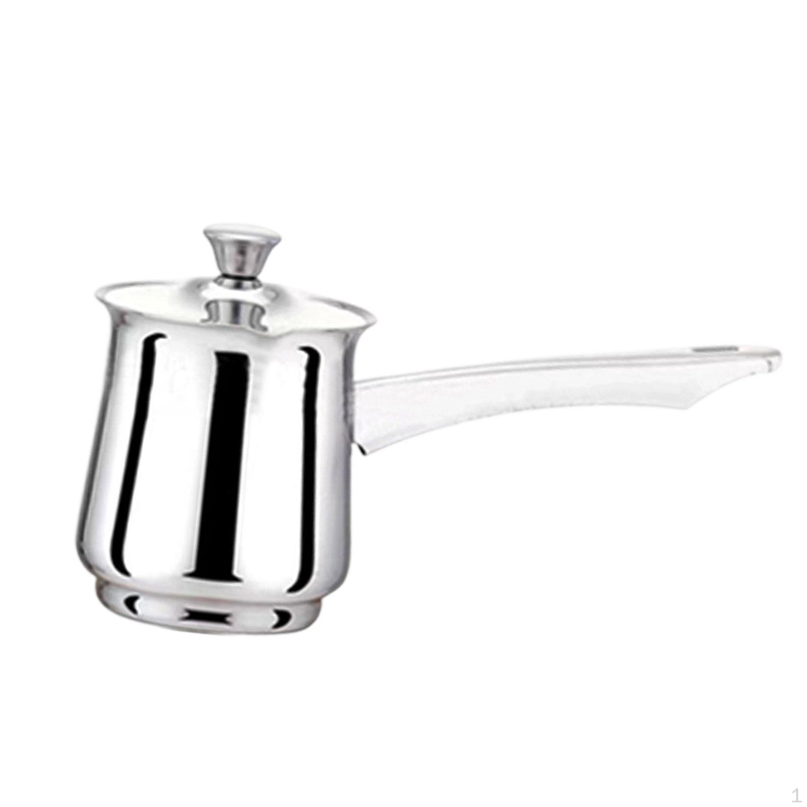 

Stainless Steel Coffee Maker with Even Heating for Milk, Ideal The Kitchen, Office Or Home. 900ml