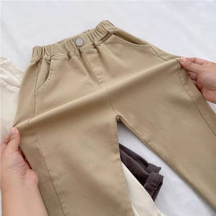Children's Pants Men's and Women's Casual Pants All Wear Korean Version of Trousers