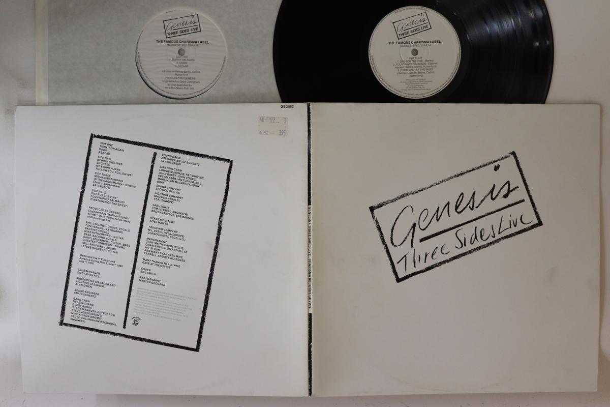 

Виниловая пластинка GENESIS - Three Sides Live GE2002 Charisma 1982 UK Рок Б/У
