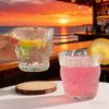 280ml/330ml Cute Glass Cups Cocktail Glass Transparent Drinking Glasses Juice Beverage Cups Creative Wine Glass New Year Gifts