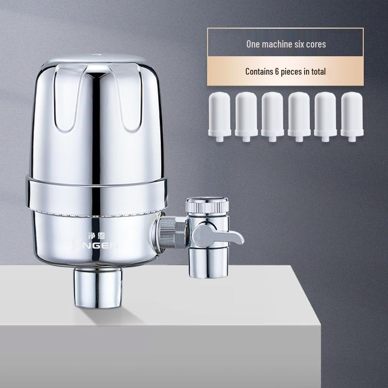 Jing En JN-X10 360° Rotating Water Purifier Faucet Filter with Anti-Splash Bubbler for Kitchen.