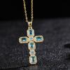 Cross Necklace Niche Accessories Women's High-end Retro Punk Cross Necklace