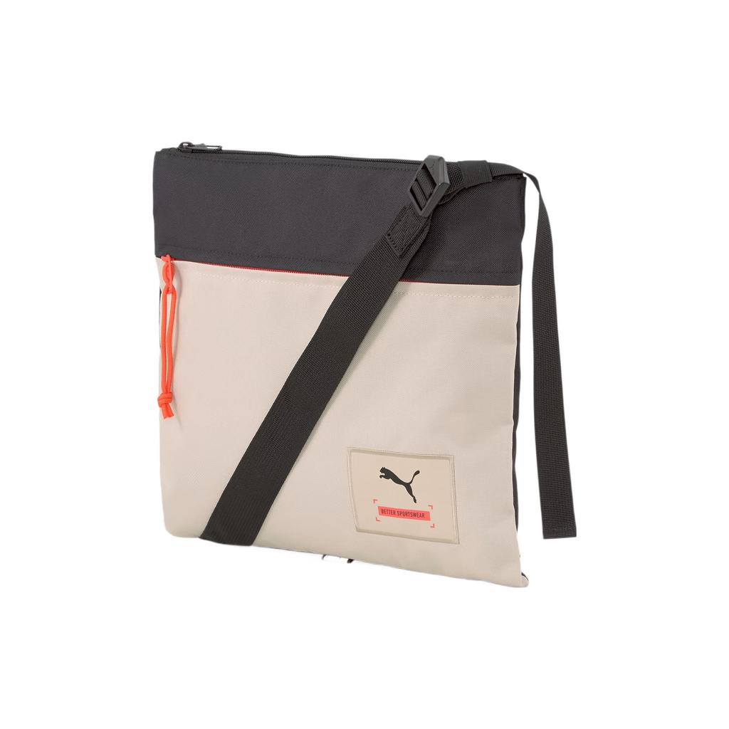 New PUMA Fabric Shoulder Bag Crossbody Bag Regular Unisex Umber And Black 078921-02
