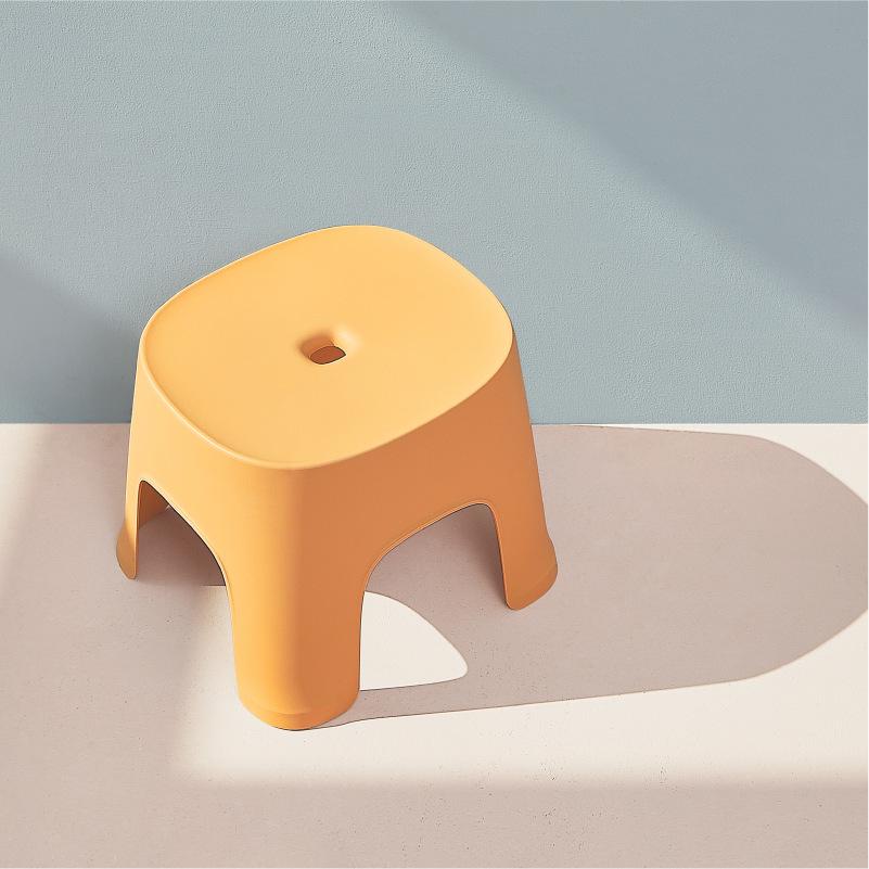 Thickened Non-slip Plastic Footrest Stool for Kids and Adults - Ideal for Bathrooms and Entryways