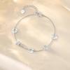 Sterling Roman Numeral Waist-Shaped Bracelet Women Rose Gold Minimalist Elegant Daily Wear