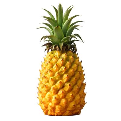 NOELAMOUR Piña Muestra de Comida Realista Exhibición de Comida Modelo de Piña de 21 cm de Alto, Modelo, Atrezo, Adorno,