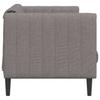 2 Seater Sofa in Taupe Fabric