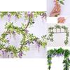 Lifelike 2x Artificial Wisteria Flower Vine With Stunning Colors For Home Decor