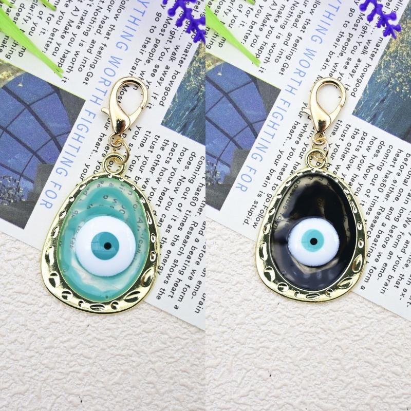 Creative Turkish Evil Eye Pendant Keychain Resin Exquisite Backpack Pendant Hanging Decoration Accessories Gifts
