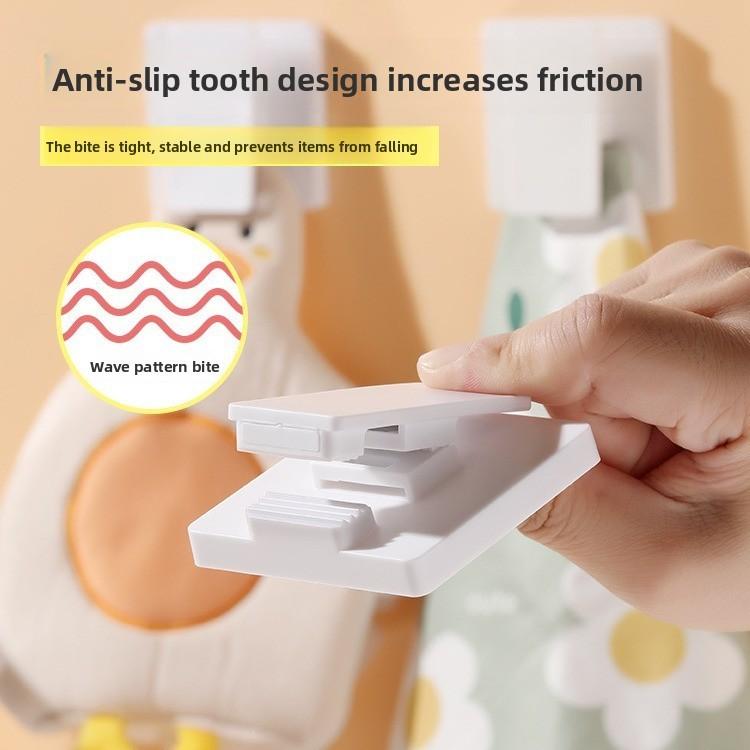 Abs Wall Mount Toothpaste Holder Storage Clip For Bathroom Organization