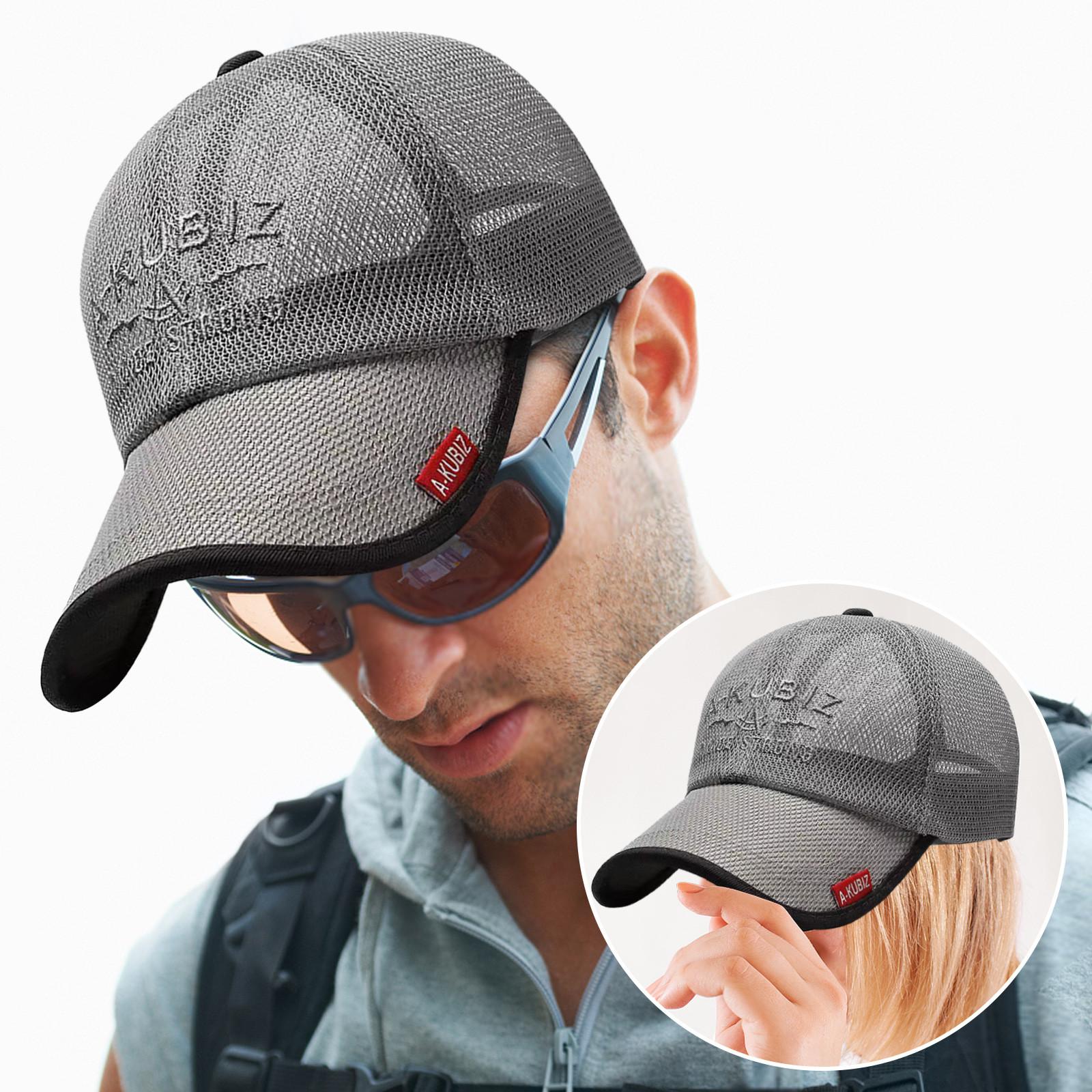 

Унисекс дышащие сетчатые кепки, летние сетчатые бейсболки, кепки Trucker, мужские и женские бейсболки для спорта на открытом воздухе One Size серый