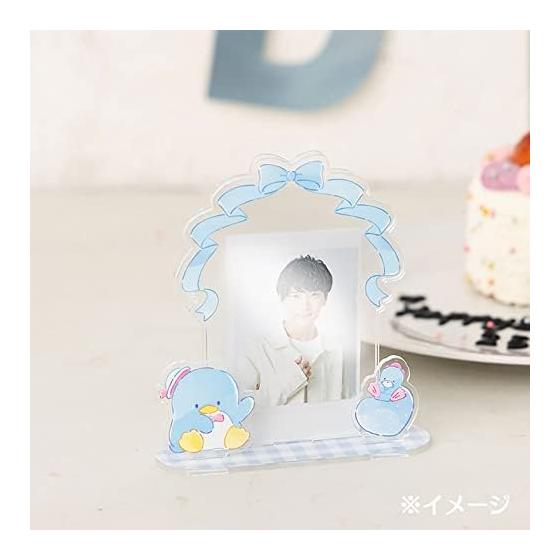 Sanrio Tuxedo Sam Cheki Stand (Enjoy Idol) 950343 Acrylic Resin Cheki/Trading Card Stand