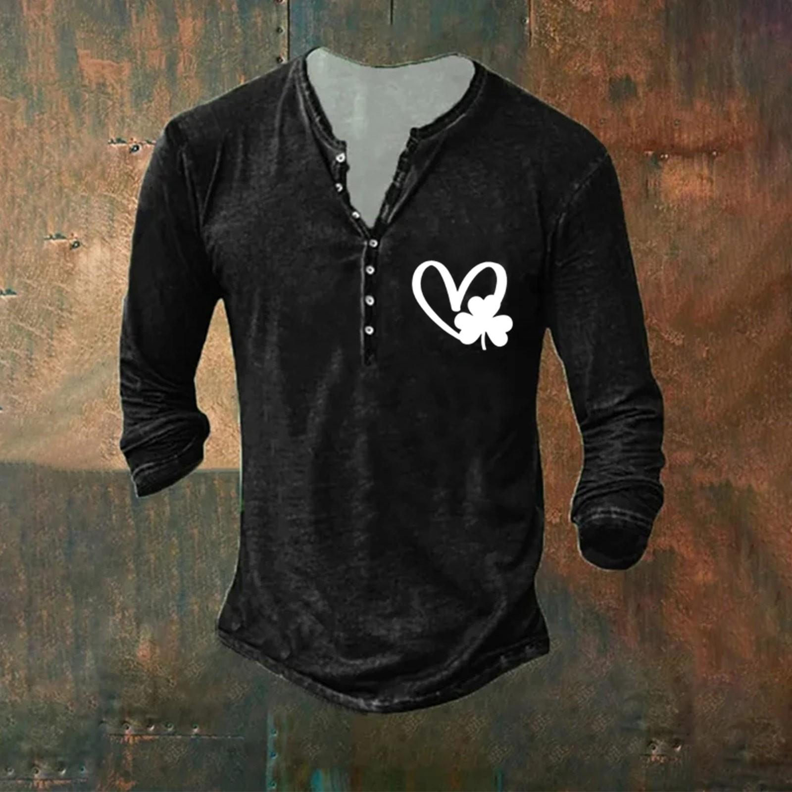 

Чоловіча мода повсякденний комір на половині блискавки вільний з довгим рукавом новорічний ст. Худі-пуловер з принтом Патріка XL білий