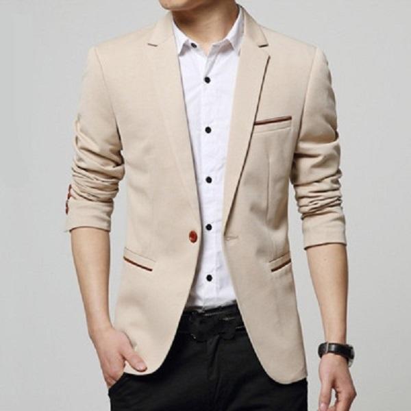 Men Blazer Autumn Fashion Slim Fit Men Suit  Blazers Male