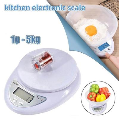 5kg/1g Portable Digital Scale Food Coffee Balance Measuring Weight Kitchen Scale Digital Baking Scale Kitchen Accessories Tools