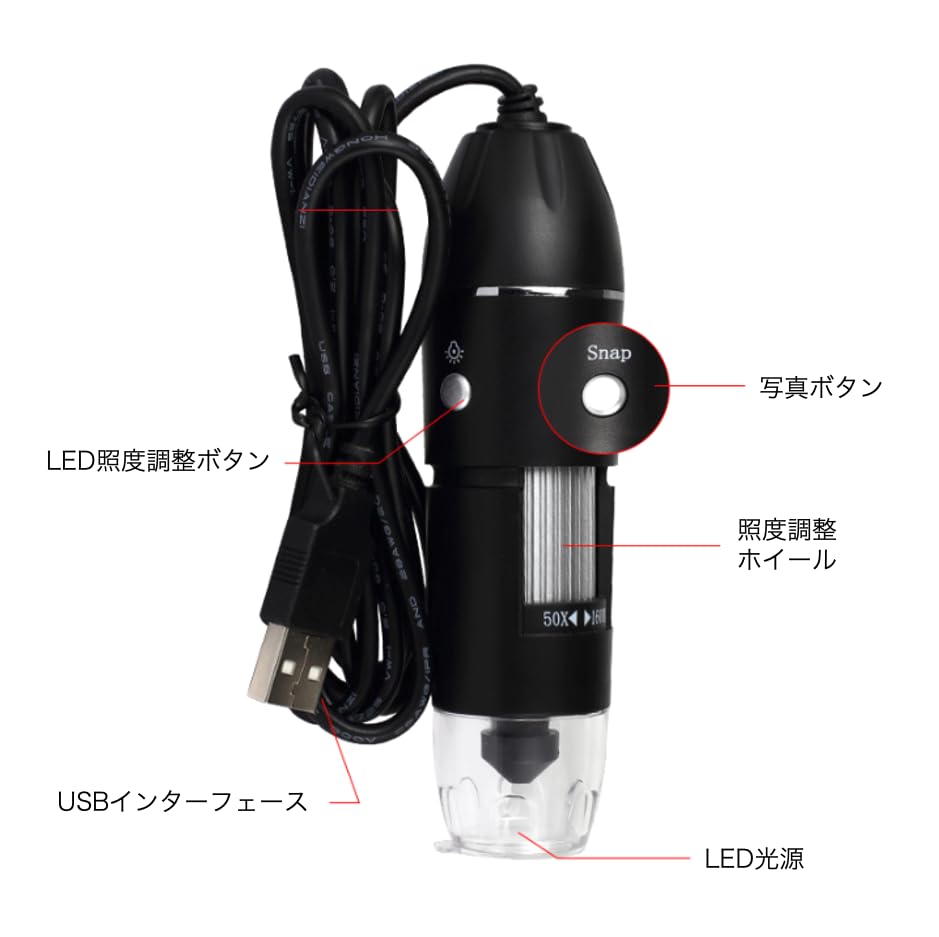 Joman Wired Microscope WMS-01 Microscope Scope 1 Piece