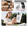 Magnetic Phone Holder L22P: 3-in-1 Fill Light, Makeup Mirror, and Desktop Live Streaming Stand.