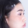 Geegee [2SET] Star Cubic Hair Pin