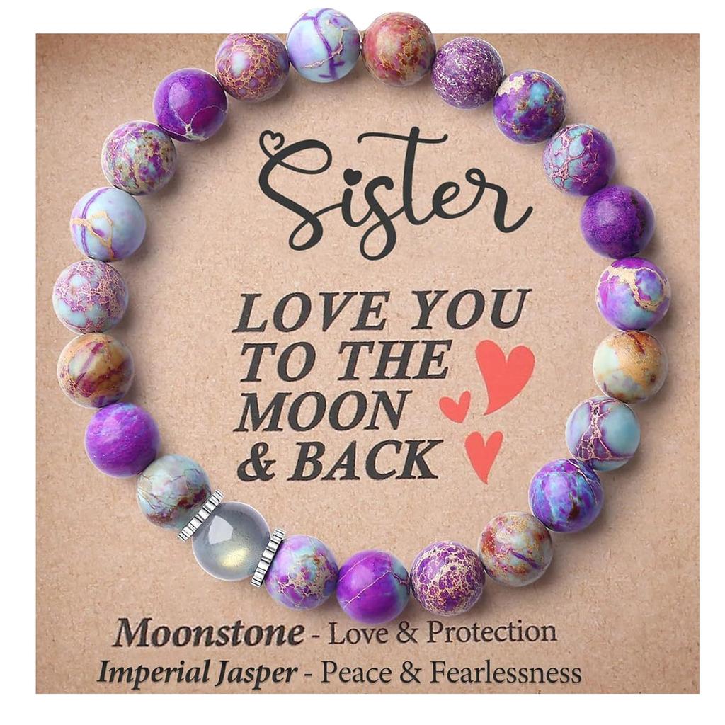 Armband aus Naturstein für Damen, Halbedelstein-Perlenarmband, Stretcharmband, Yoga-Armbänder Schmuckgeschenke