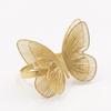 1Pcs Elegant Metal Buckle Napkin Ring Hollow Butterfly Waterproof Napkin Holder Diy Ornament Dinnig Table Decoration