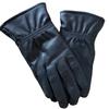 Mens Womens Winter Leather Gloves Warm Sheepskin Driving Cycling