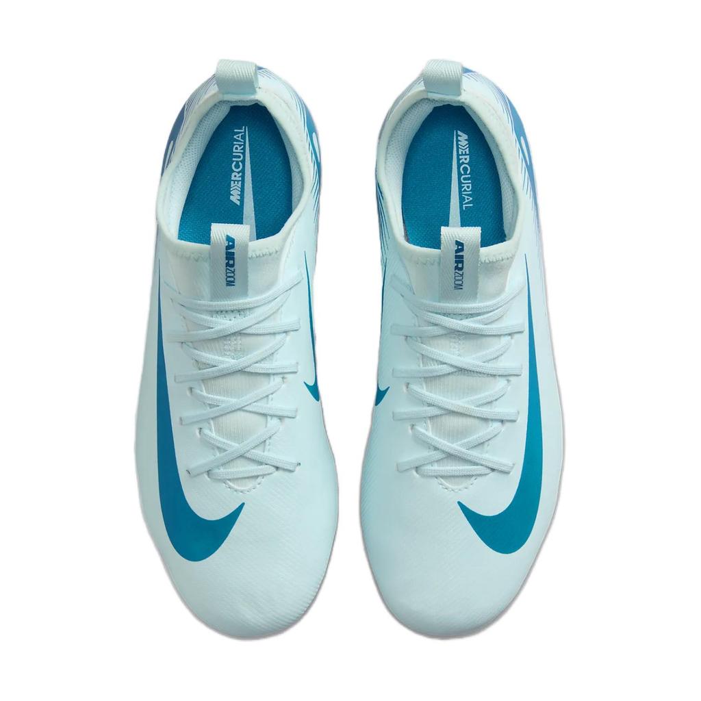Nike Mercurial Vapor 16 Comfortable Sports Non-Slip Shock Absorption Low-Top Soccer Shoes Kids Soccer Shoes Blue FQ8392-400