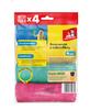 Jan Niezbędny Microfiber Cloths 4 Pcs Multicolor