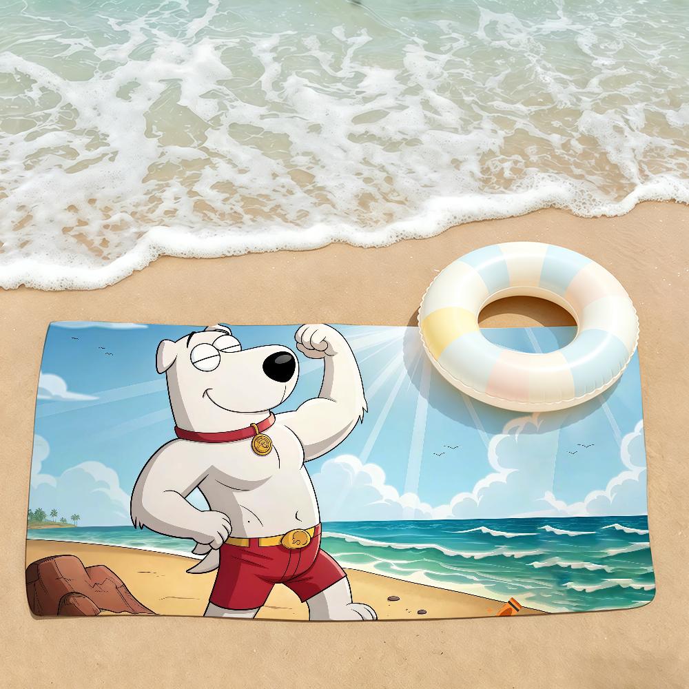 Funny tv F-Family G-Guy Towel Drying Bath Towel Applicable To Light Swimming Camping Yoga Beach Out