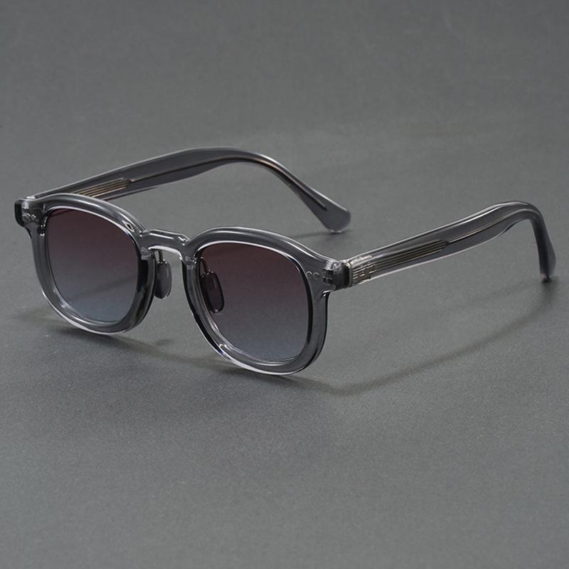 Retro Square Sunglasses Propionate Pin Durable Men and Women Same Fashion Glasses