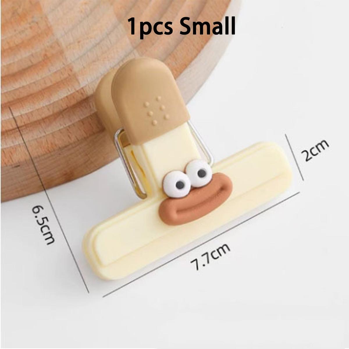 

1-12 шт. Креативная клипса для запечатывания снеков, Клипса для сохранения продуктов и защиты от влаги, Многофункциональная офисная клипса с длинным хвостом