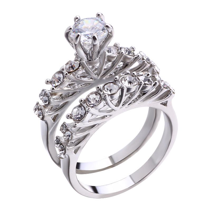 Three Heroes European & American Popular Couple Rings - Trendy Engagement Accessories