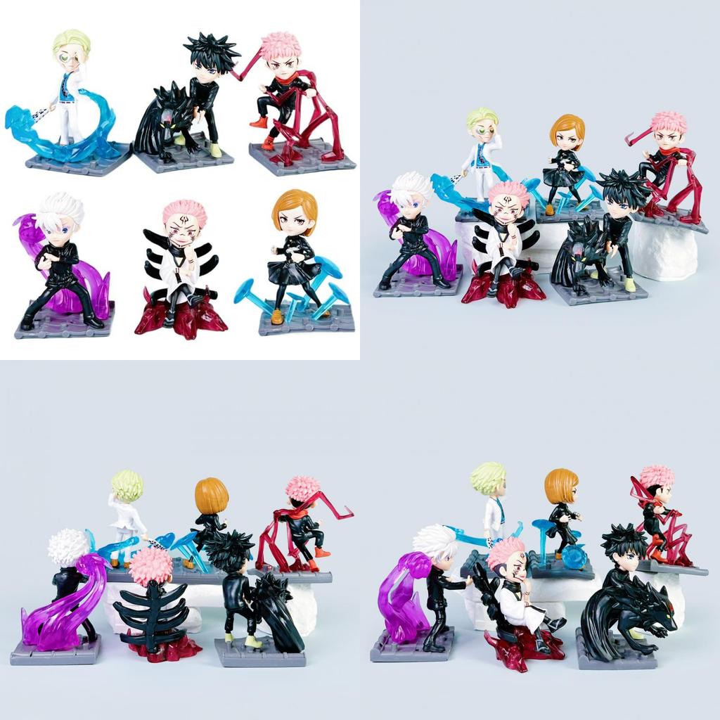Jujutsu Kaisen Action Figure Set Pvc Collectible Figures For Anime Fans And Display