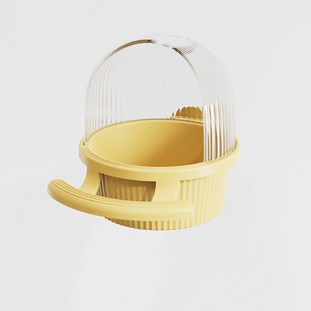 with Lid Parakeet Anti-Splash Food Box Hanging Parrot Food Trough Bird Feeder Dispenser  Bird