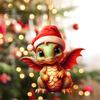 Christmas Dragon Pendant Cartoon Dragon Baby Acrylic Hanging Ornament Durable for Festive Tree Decoration