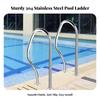 Durable Stainless Steel Pool Entry Handrail for Elderly Safety Ergonomic Design