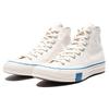 Undefeated x Converse Chuck 70 High Fundamentals - Parchment Unisex Sneakers White Black Imperial-Blue 171161C