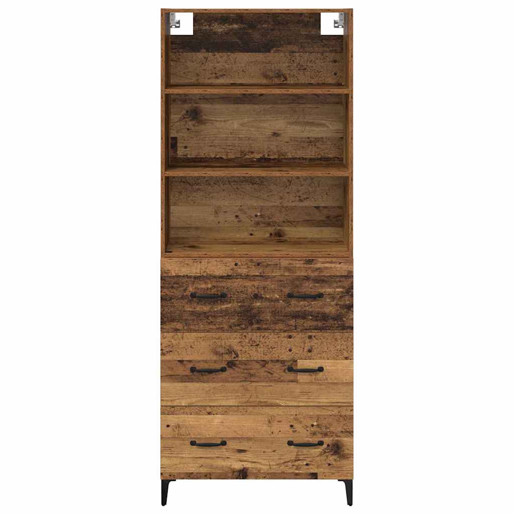 Highboard Reclaimed Wood 69.5 x 34 x 180 cm Particleboard